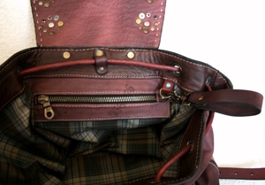 Echtes Leder Rucksack,Neue,Einzelstück Bild 5