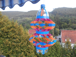 Windspiel, Handarbeit, Plastikflasche, Geschenk-Idee