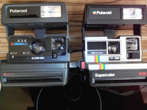 4 x Polaroid Land Cameras + 1x Kodak Disc 6000 Camera Bild 3