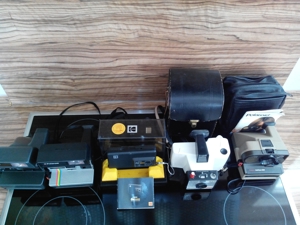4 x Polaroid Land Cameras + 1x Kodak Disc 6000 Camera Bild 2