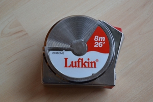 Verkaufe Lufkin Maßband 8 Meter, schlagfestes verchromtes Gehäuse Bild 1