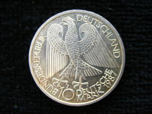 Silber-Gedenkmünze Bundesrepublik Deutschland 10 DM Bild 2