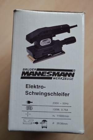 Verkaufe Brüder Mannesmann Elektro-Schwingschleifer 135 W Bild 3