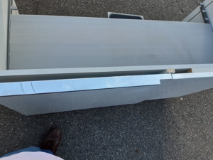 Nolte Eckschrank mit Mülleimer Weiß Lack HG Hochwertig Bild 4