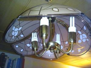 verkaufe sehr dekorative Deckenlampe im Tiffany-Stil Bild 2