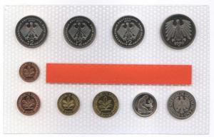 DM Kursmünzensatz von 2000 Münzstätte : Münzen von Karlsruhe (G) Bild 2