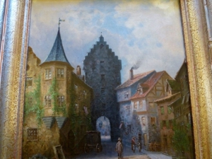 Meersburg Bodensee sig. tolles Gemälde Ölgemälde Bild 2
