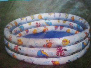 Planschbecken or. verpackt, Durchmesser 128 cm, Höhe ca. 33 cm,