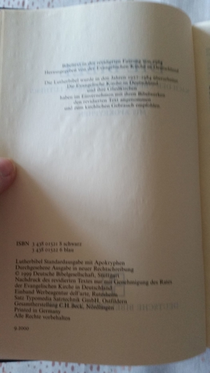 Bibel, Heilige Schrift Bild 14