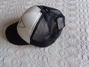 Cappy, Schirmmütze, Unisex, schwarz/ecru, Aufdruck Bild 3