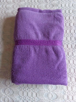 Handwäsche Handtuch Badelaken Saunatuch lila 92 x130 Bild 1