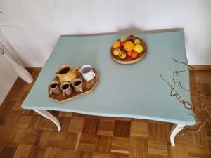 Couchtisch Holztisch vintage Bild 2