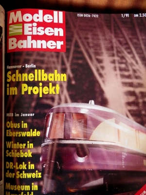 "Modelleisenbahner"-Zeitschriften, 6 Jahre neu gebunden! Bild 4