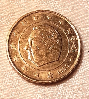 1999 Belgien, 50 Euro Cent Münze!