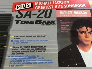 Keyboard Vintage Michael Jackson, Sammlerstück Bild 3
