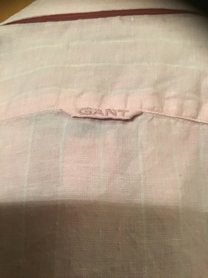 Herrenhemd Gant, rosa gestreift, Gr. L Bild 6