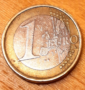2002 Portugal: 1 Euro, Fehlprägung! Bild 2