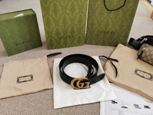 Gucci Gürtel Marmont Box Staubbeutel Verpackung Box Gürtel  Bild 5
