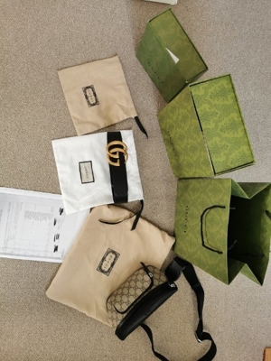 Gucci Gürtel Marmont Box Staubbeutel Verpackung Box Gürtel  Bild 2