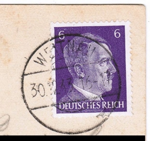 Briefmarke Deutsches Reich 6 Pf Reichskanzler, no PayPal Bild 1