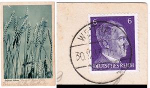 Briefmarke Deutsches Reich 6 Pf Reichskanzler, no PayPal Bild 3
