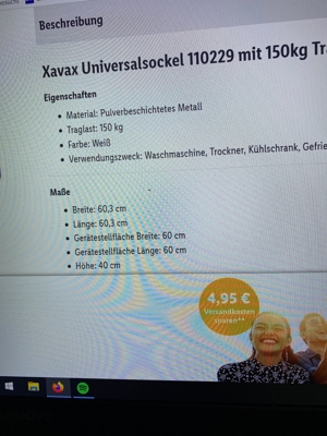 Unterbau - XAVAX Universalsockel - neu - Bild 4