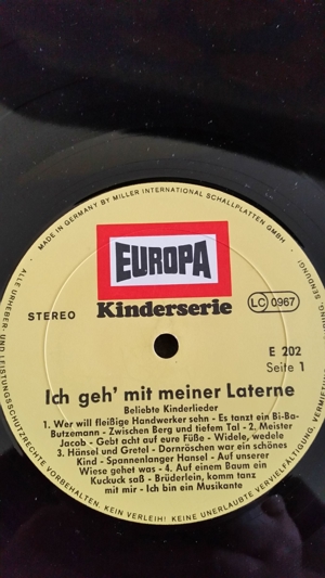 LP "Ich geh  mit meiner Laterne" Bild 10