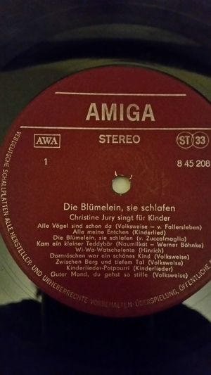 DDR LP "Die Blümelein, sie schlafen" Bild 9