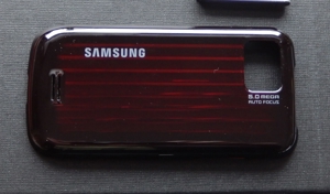 Akkufachdeckel Akkudeckel, Ladegerät oder Handytasche für Samsung Brilliant Touch GT-S 8000 Bild 1