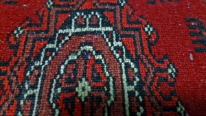 Stammes Teppich Turkmenisch Pakistan Rug Teke Göl Orient Perser Carpet, wie Seide Bild 11