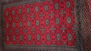 Stammes Teppich Turkmenisch Pakistan Rug Teke Göl Orient Perser Carpet, wie Seide Bild 3