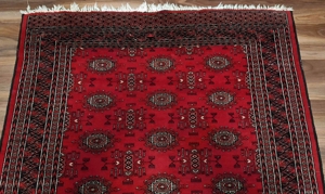 Stammes Teppich Turkmenisch Pakistan Rug Teke Göl Orient Perser Carpet, wie Seide Bild 2
