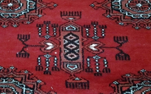 Stammes Teppich Turkmenisch Pakistan Rug Teke Göl Orient Perser Carpet, wie Seide Bild 12