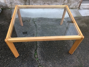Wohnzimmertisch Couch Tisch Glastisch Holz Tisch Glas Möbel Wohnen