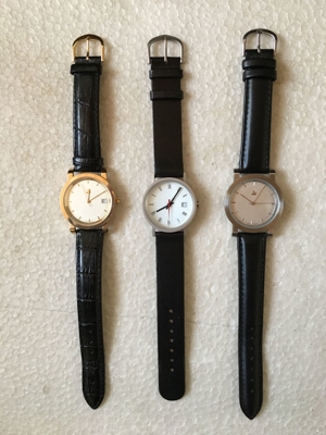Mitgliedschaft IGBCE Uhren 3 Stück Sammlerstück Armbanduhr Schmuck Bild 1