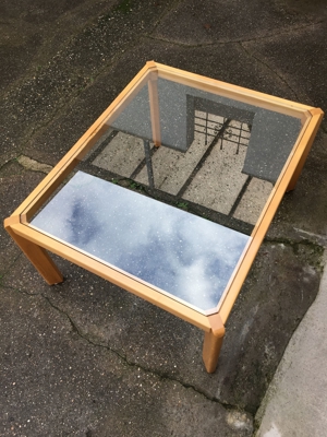 Wohnzimmertisch Couch Tisch Glastisch Holz Tisch Glas Möbel Wohnen Bild 5