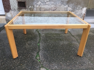 Wohnzimmertisch Couch Tisch Glastisch Holz Tisch Glas Möbel Wohnen Bild 2