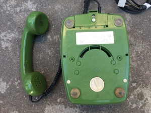 altes Vintage Telefon Wählscheibe Post FeTAp 611-2a grün Wahlscheibe Bild 6