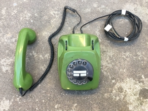 altes Vintage Telefon Wählscheibe Post FeTAp 611-2a grün Wahlscheibe Bild 5