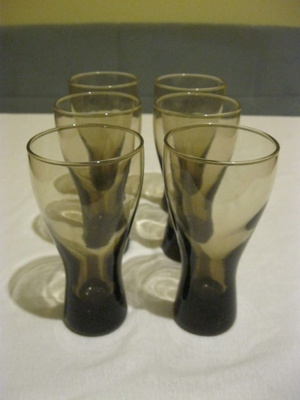 6 Trinkgläser Gläser Trinken getönte Gläser Glas Bild 5
