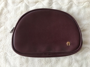 Aigner Kosmetik Etui Tasche Beutel Marke Reise Urlaub
