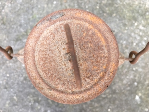 Original Feuerhand Öl Lampe Sturmlaterne Laterne Rarität Deko Bild 5