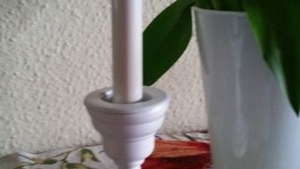 Neu! Neu! Neu! Kerzenständer mit GRATIS Blumenranke, IKEA Bild 3