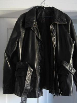 Damen-Kunstlederjacke, Gr. 40/42 Bild 2