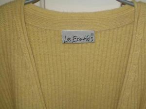 Sonnengelbe Damen-Strickjacke, Gr. 40/42 Bild 3