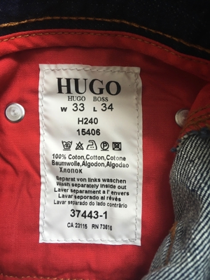 NEU - Hugo Boss Jeans W33 L34 Bild 2