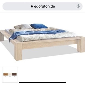 Doppelbett Futonbett 180x200 Esche hell