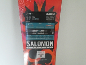 Salomon GYPSY Snowboard 147 cm NEU - noch in Folie eingeschweißt Bild 8