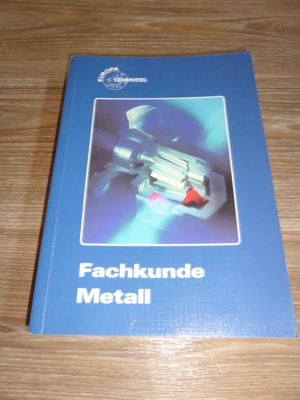 Fachbuch Fachkunde Metall