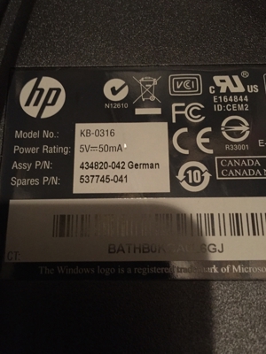 HP PC Tastaturen PS2 und USB 3 Stück Bild 3